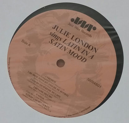 Julie London : Julie London Sings Latin In  A Satin Mood (LP, Album, RE, (18)