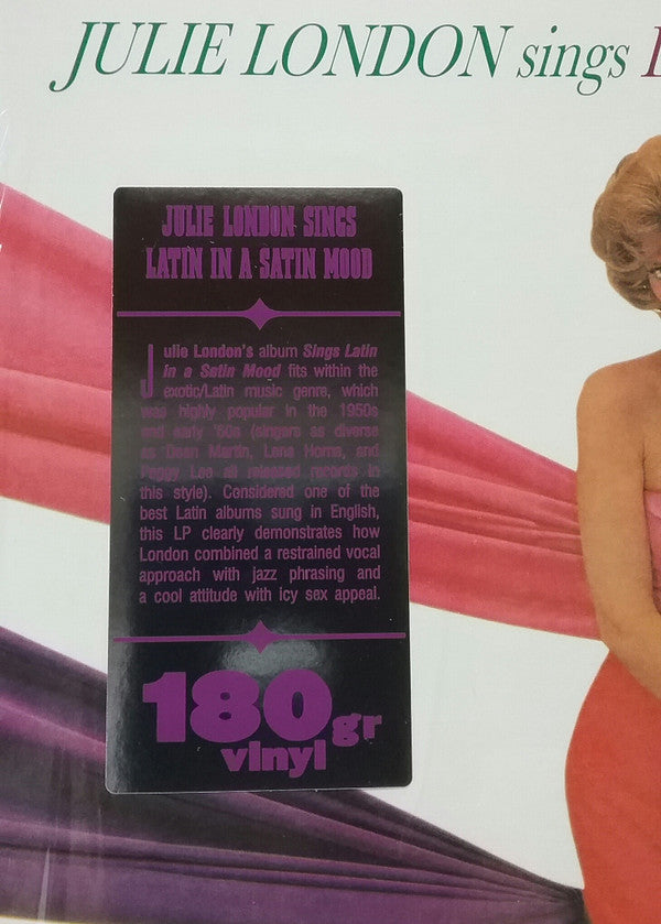 Julie London : Julie London Sings Latin In  A Satin Mood (LP, Album, RE, (18)