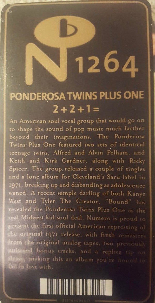 Ponderosa Twins + One - 2+2+1 = Ponderosa Twins Plus One (LP, Album, RE,  Rec)