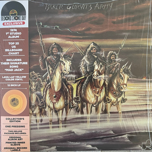 The Baker Gurvitz Army* : The Baker Gurvitz Army (LP, Album, RSD, Dlx, RE, Yel)