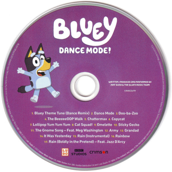 Joff Bush, The Bluey Music Team : Bluey: Dance Mode! (CD, Album)