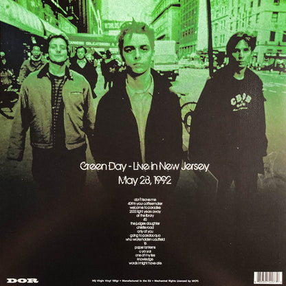 Green Day : Live In New Jersey 1992 (LP, Album, RE, Unofficial, Whi)