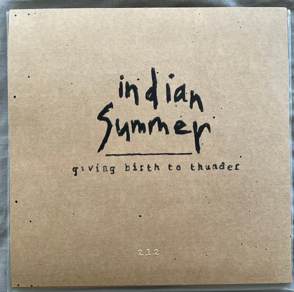 Indian Summer : Giving Birth To Thunder (LP, Comp, Ltd, RP, Ora)