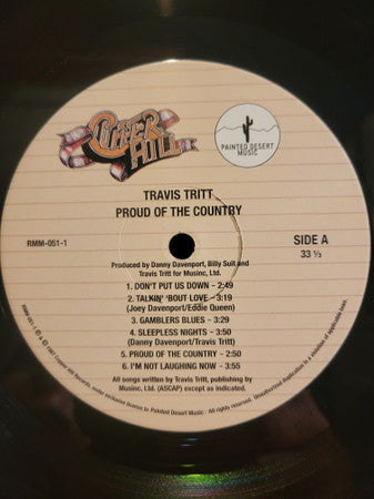 Travis Tritt : Proud Of The Country (12", RE)