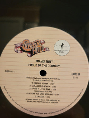 Travis Tritt : Proud Of The Country (12", RE)