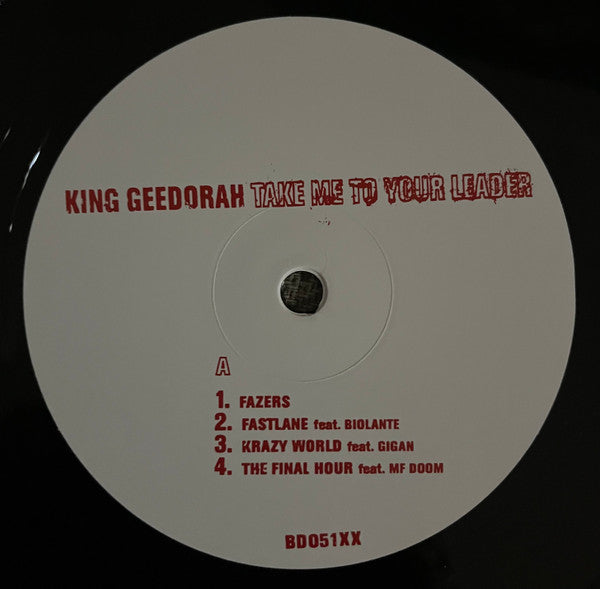 King Geedorah* : Take Me To Your Leader (20t + 2xLP, Album, RE + 7", Single, RE)