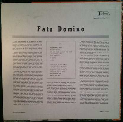 Fats Domino : This Is Fats Domino! (LP, Album, Mono)