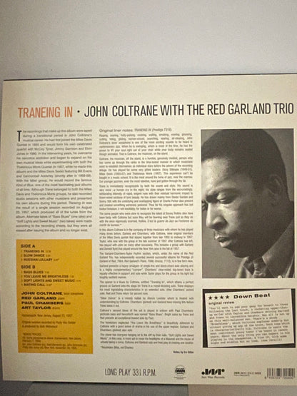 John Coltrane With The Red Garland Trio : Traneing In (LP, Album, Mono, RE)