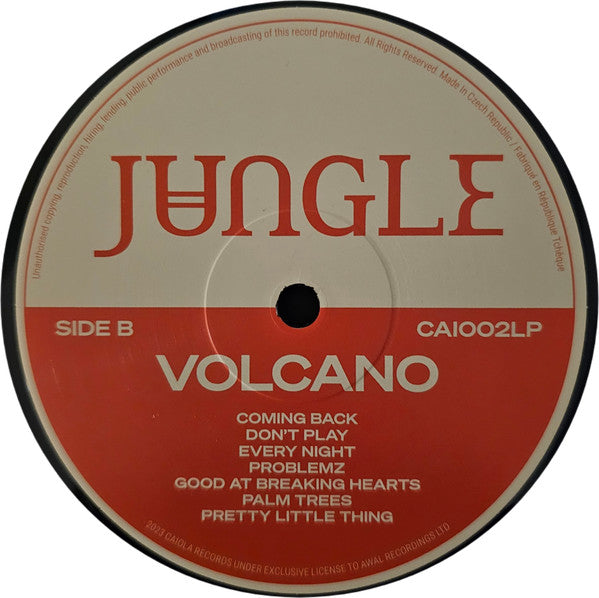 Jungle (12) : Volcano (LP, Album)