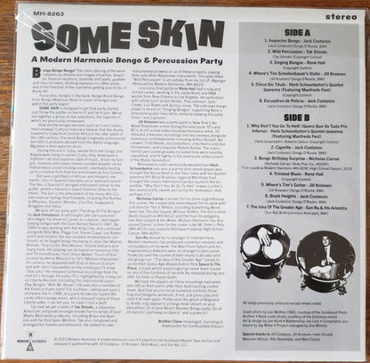 Various : Some Skin: A Modern Harmonic Bongo & Percussion Party (LP, Comp, Cle)