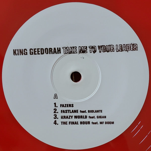 King Geedorah* : Take Me To Your Leader (2xLP, Album, RE, RP, S/Edition, Red)