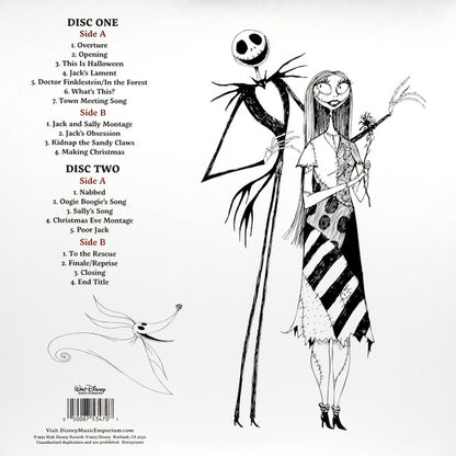 Danny Elfman : Tim Burton's The Nightmare Before Christmas (Original Motion Picture Soundtrack) (2xLP, Pic, RE, Zoe)