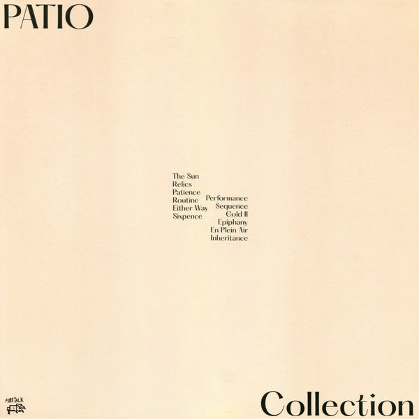 Patio (3) : Collection (LP, Album, Ltd, Cle)