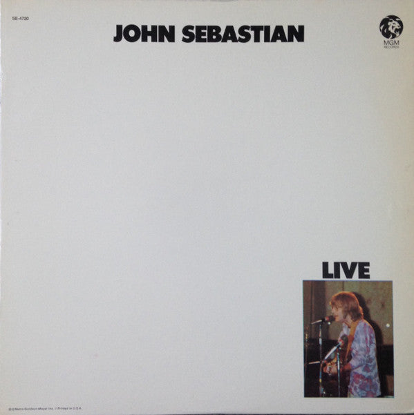 John Sebastian : Live (LP, Album)