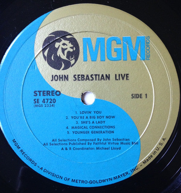 John Sebastian : Live (LP, Album)