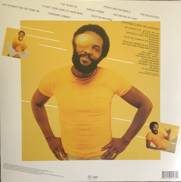 Roy Ayers Ubiquity : Everybody Loves The Sunshine (LP, Album, RE, Yel)