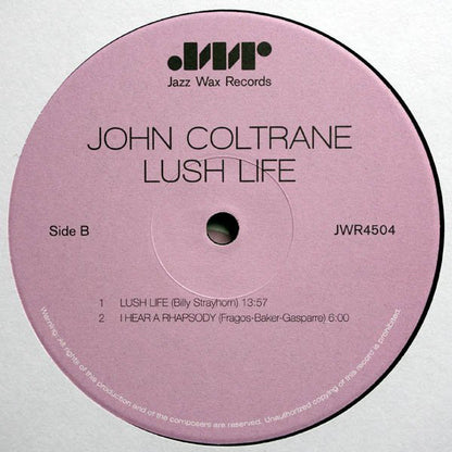 John Coltrane : Lush Life (LP, Album, Ltd, RE, 180)