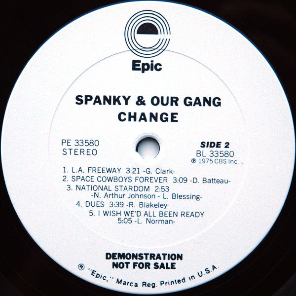 Spanky & Our Gang : Change (LP, Album, Promo, Pit)