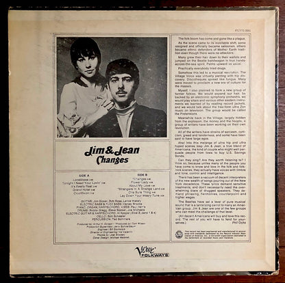 Jim & Jean : Changes (LP, Album, Mono)