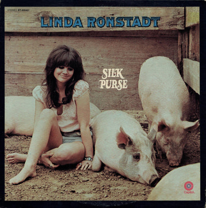 Linda Ronstadt : Silk Purse (LP, Album, Club, RE, San)