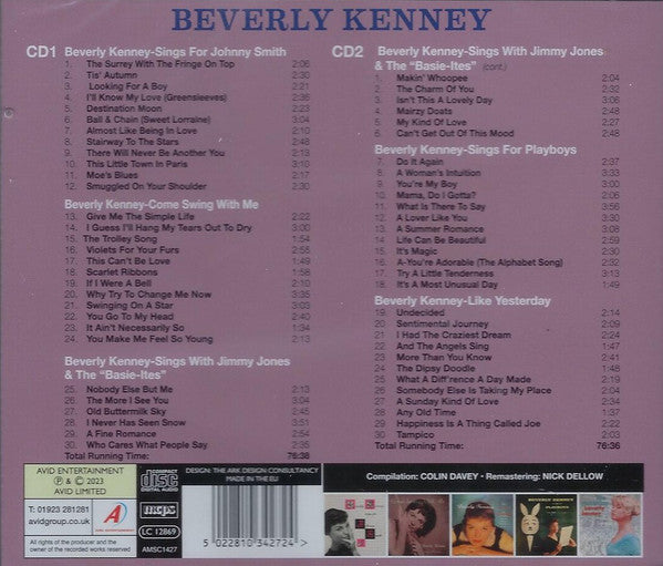 Beverly Kenney : Five Classic Albums (2xCD, Comp, RM)