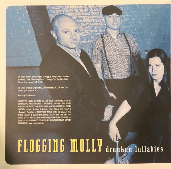 Flogging Molly : Drunken Lullabies (LP, Album, RE, RM, Gat)