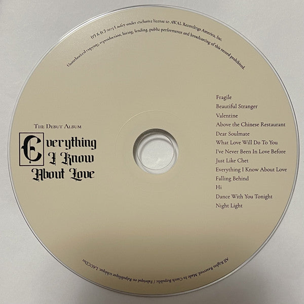 Laufey (2) : Everything I Know About Love (CD, Album)