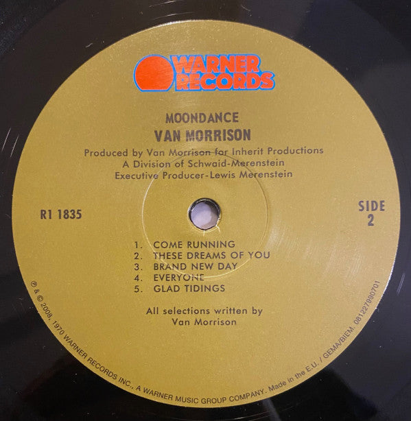 Van Morrison : Moondance (LP, Album, RE, Gat)