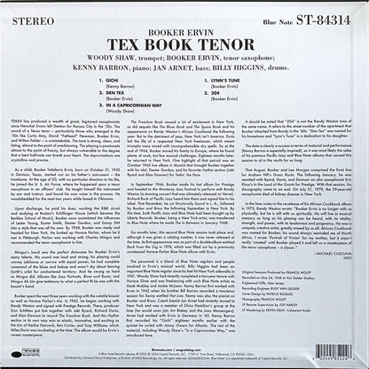 Booker Ervin : Tex Book Tenor (LP, Album, RE, 180)