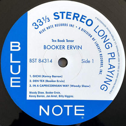 Booker Ervin : Tex Book Tenor (LP, Album, RE, 180)