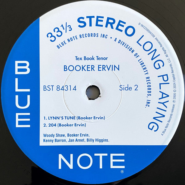 Booker Ervin : Tex Book Tenor (LP, Album, RE, 180)