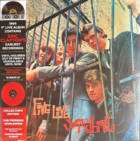 The Yardbirds : Five Live Yardbirds (LP, Album, RSD, Ltd, RE, Red)