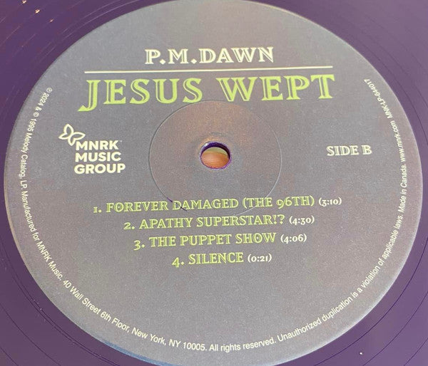 P.M.Dawn* : Jesus Wept (2xLP, Album, RSD, Ltd, RE, Pur)