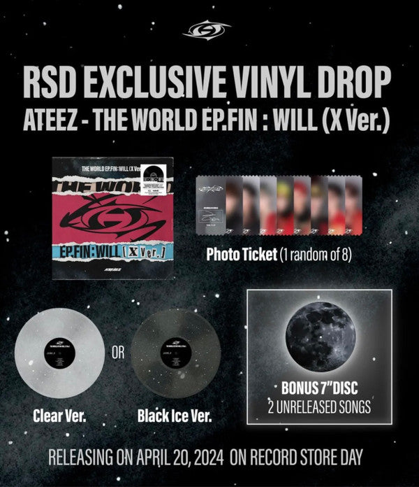 Ateez - The World Ep.Fin : Will (X Ver.) (LP, Album, RSD, Ltd, Ran + 7