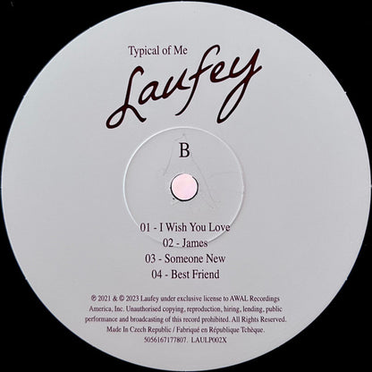 Laufey (2) : Typical Of Me (12", EP, RE)