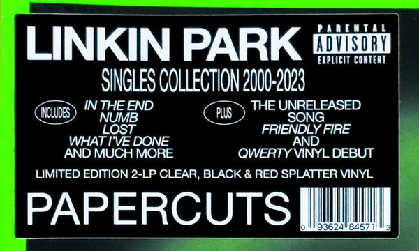 Linkin Park : Papercuts (2xLP, Comp, Ltd, Cle)