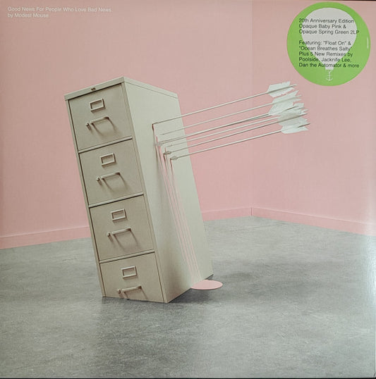 Modest Mouse : Good News For People Who Love Bad News (LP, Gre + LP, Pin + Album, Dlx, RE, RM, 20t)