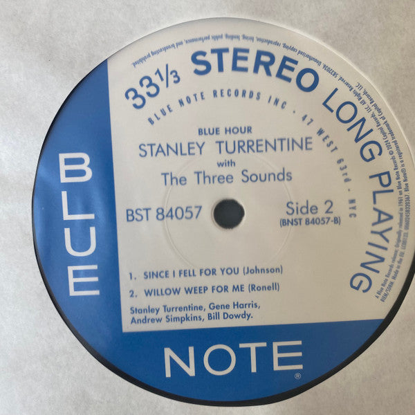 Stanley Turrentine With The 3 Sounds* : Blue Hour (LP, Album, RE, 180)