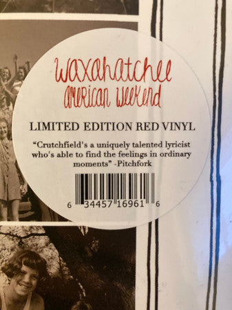 Waxahatchee : American Weekend (LP, Ltd, RE, Red)