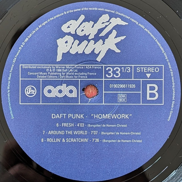 Daft Punk : Homework (2xLP, Album, RE, RP)