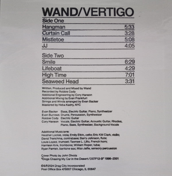 Wand (2) : Vertigo (LP, Album)