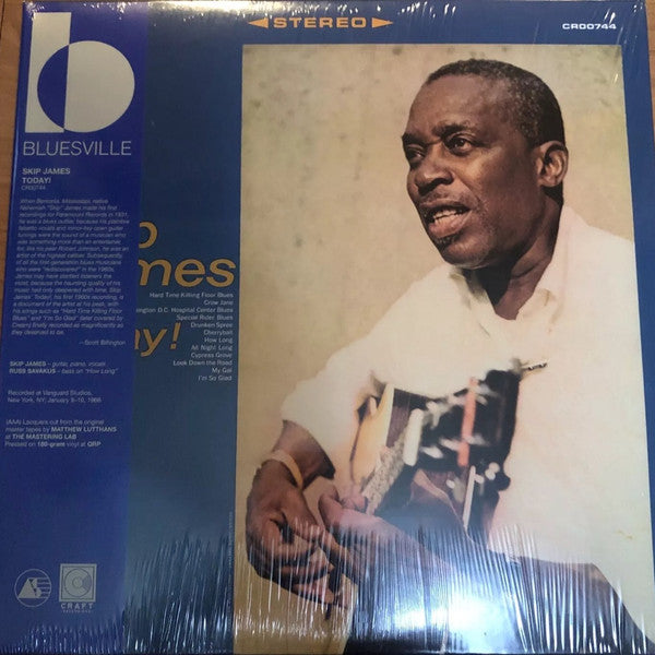 Skip James : Skip James Today! (LP, Album, RE, RM, 180)