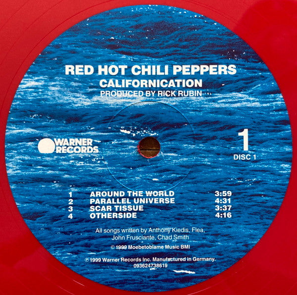 Red Hot Chili Peppers : Californication (LP, Red + LP, Blu + Album, Ltd, RE, RP, 25t)