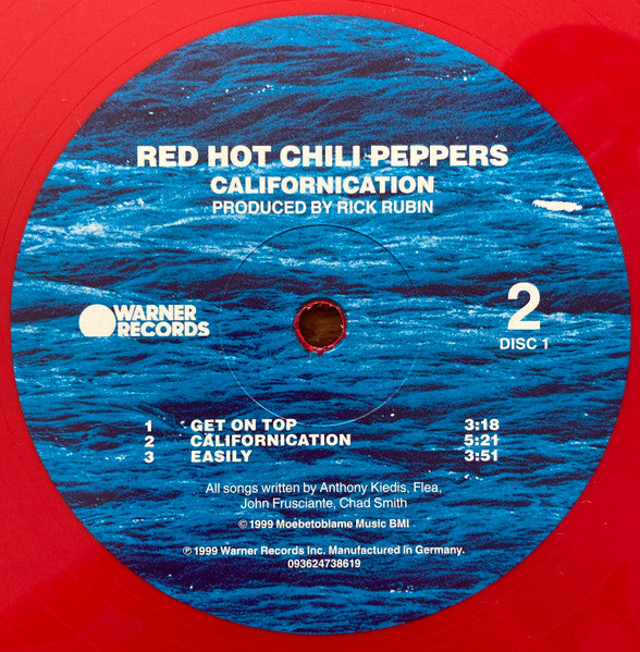 Red Hot Chili Peppers : Californication (LP, Red + LP, Blu + Album, Ltd, RE, RP, 25t)