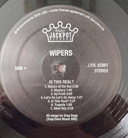 Wipers : Is This Real? (LP, Album, RE, RM)