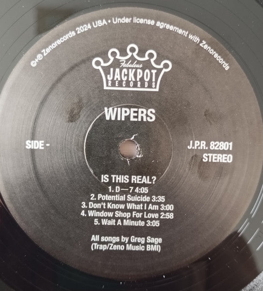 Wipers : Is This Real? (LP, Album, RE, RM)