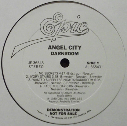 Angel City (2) : Darkroom (LP, Album, Promo)