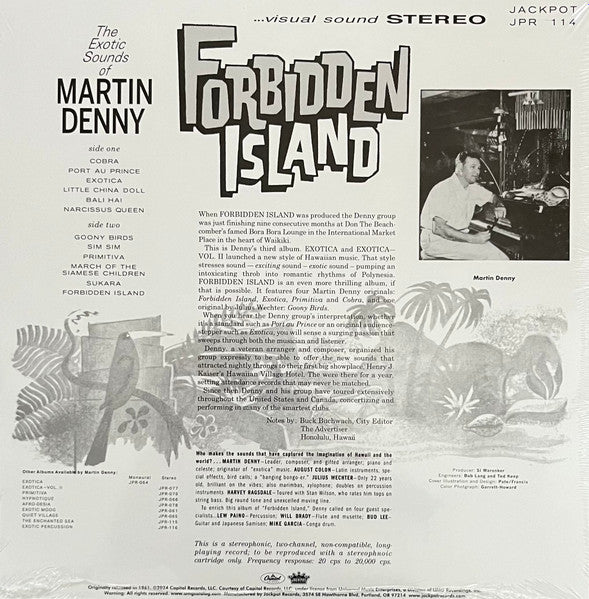 Martin Denny : Forbidden Island (LP, Album, Ltd, RE, Red)