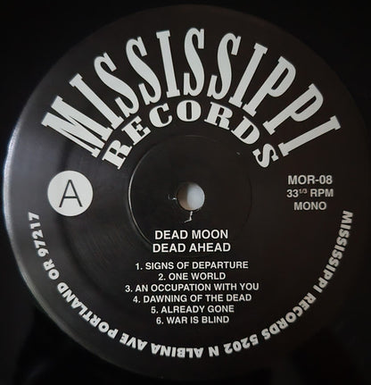 Dead Moon : Dead Ahead (LP, Album, Mono, RE)