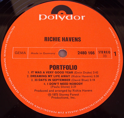 Richie Havens : Portfolio (LP, Album)